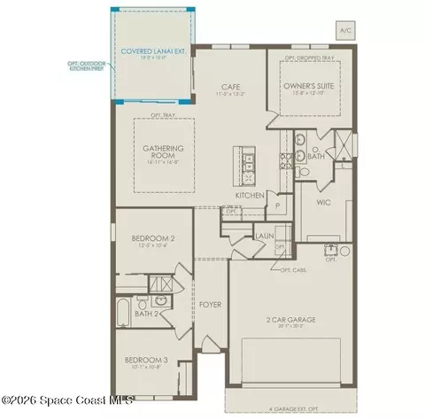 Floorplan - 2697 Fermoy Dr, Ormond Beach, FL 32174 photo 1 of 1