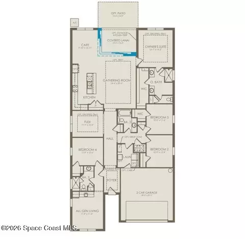 Floorplan - 1430 Ridge Tree Dr, Ormond Beach, FL 32174 photo 1 of 1