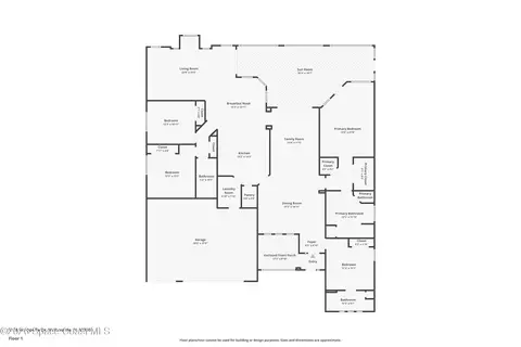 Floorplan - 1126 Acappella Dr, Melbourne, FL 32940 photo 1 of 1