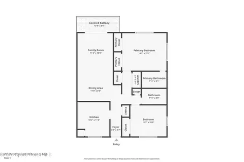 Floorplan - 2975 Thrush Dr #235, Melbourne, FL 32935 photo 1 of 1