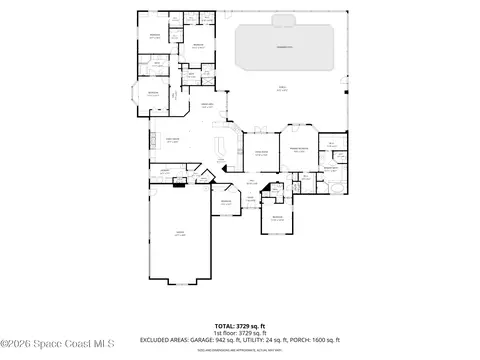 Floorplan - 578 Wethersfield Pl, Melbourne, FL 32940 photo 1 of 2