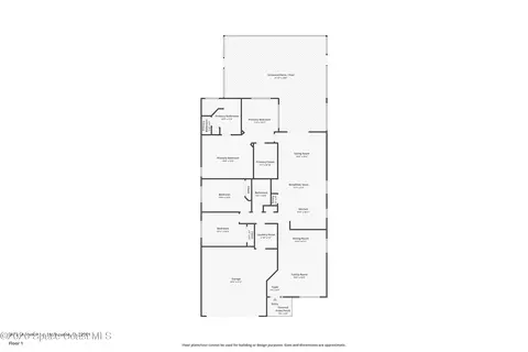 Floorplan - 3672 Shawnee Ln, Melbourne, FL 32901 photo 1 of 1