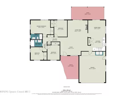Floorplan - 2355 Reef Ave, Indialantic, FL 32903 photo 1 of 1