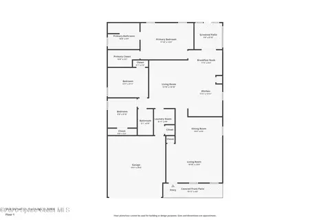 Floorplan - 3940 Harvest Cir, Rockledge, FL 32955 photo 1 of 1