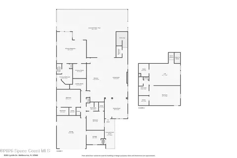 Floorplan - 8265 Lyside Dr, Melbourne, FL 32940 photo 1 of 1