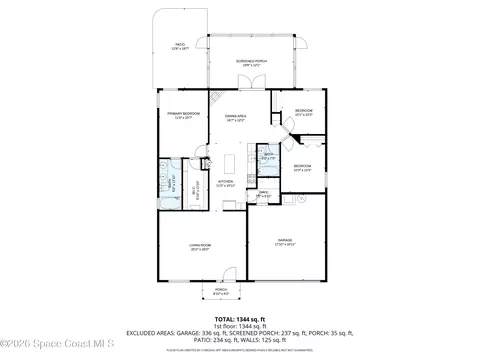 Floorplan - 2470 Forest Run Dr, Melbourne, FL 32935 photo 1 of 1