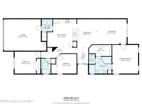 Floorplan - 5657 Tamarac Dr, Melbourne, FL 32940 photo 1 of 1