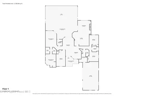 Floorplan - 2852 Bellwind Cir, Rockledge, FL 32955 photo 1 of 1