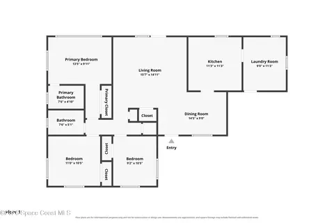 Floorplan - 1109 Pinedale Rd, Rockledge, FL 32955 photo 1 of 1
