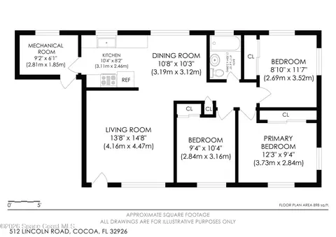 Floorplan - 512 Lincoln Rd, Cocoa, FL 32926 photo 1 of 1