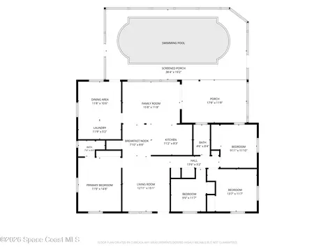 Floorplan - 761 Ixora Dr, Melbourne, FL 32935 photo 1 of 1