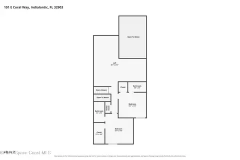 Floorplan - 101 Coral Way E #2, Indialantic, FL 32903 photo 1 of 3