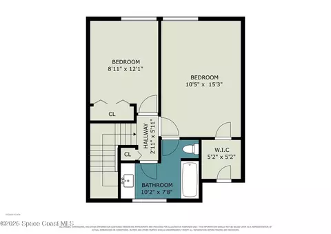 Floorplan - 277 Current Dr #113, Rockledge, FL 32955 photo 2 of 6