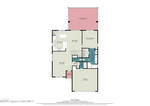 Floorplan - 1301 Olde Bailey Ln, West Melbourne, FL 32904 photo 1 of 3