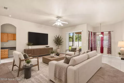 Living - 4459 Chastain Dr, Melbourne, FL 32940 photo 9 of 11