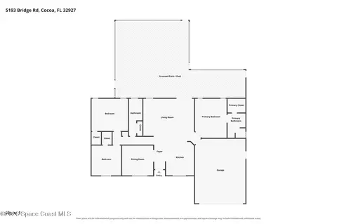 Floorplan - 5193 Bridge Rd, Cocoa, FL 32927 photo 1 of 1
