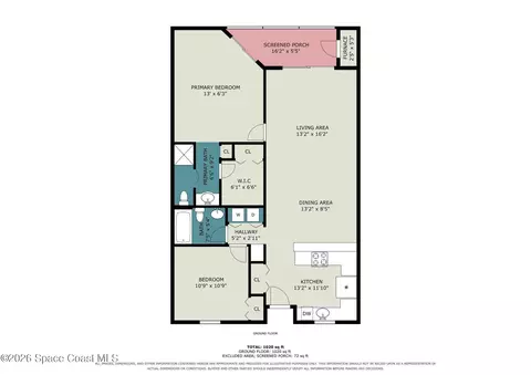 Floorplan - 100 Canebreakers Dr #209, Cocoa, FL 32927 photo 1 of 2
