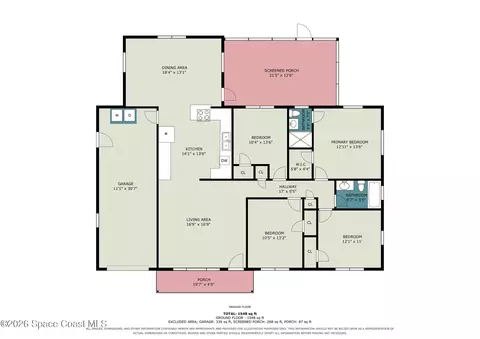 Floorplan - 1430 Windward Dr, Melbourne, FL 32935 photo 1 of 1