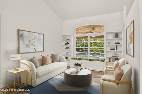 Living - 4205 Long Leaf Dr, Melbourne, FL 32940 photo 1 of 9