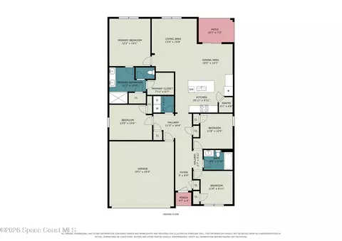 Floorplan - 4791 Talbot Blvd, Cocoa, FL 32926 photo 1 of 1