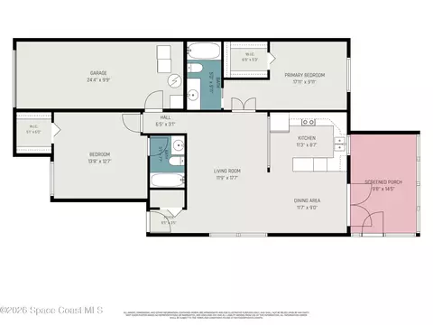 Floorplan - 3970 Dewberry Cir, Melbourne, FL 32901 photo 1 of 1