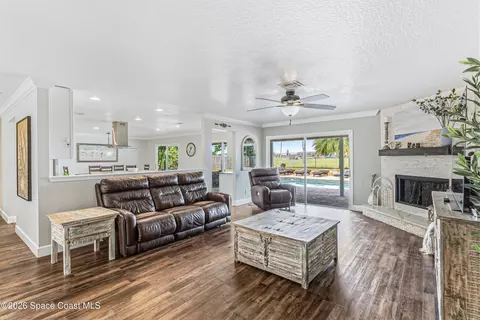 Living - 1031 E River Oaks Dr, Indialantic, FL 32903 photo 2 of 2