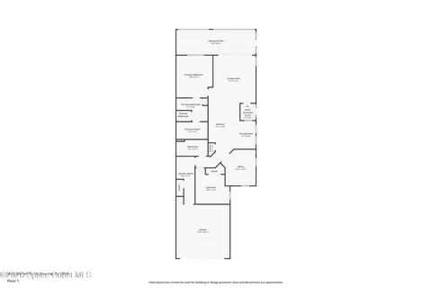 Floorplan - 9933 Alister Dr, Melbourne, FL 32940 photo 2 of 3