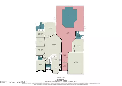 Floorplan - 289 Pebble Hill Way, Rockledge, FL 32955 photo 1 of 2