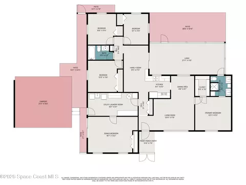 Floorplan - 2721 Sullivan Ct, Cocoa, FL 32926 photo 1 of 2