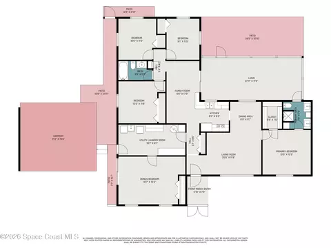 Floorplan - 2721 Sullivan Ct, Cocoa, FL 32926 photo 2 of 2