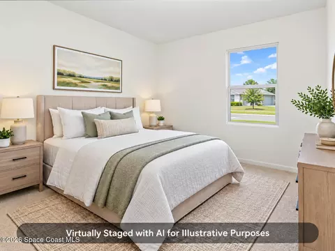 Bedroom - 4891 Morganite Pl, Grant, FL 32949 photo 5 of 5