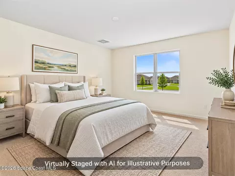 Bedroom - 4891 Morganite Pl, Grant, FL 32949 photo 4 of 5