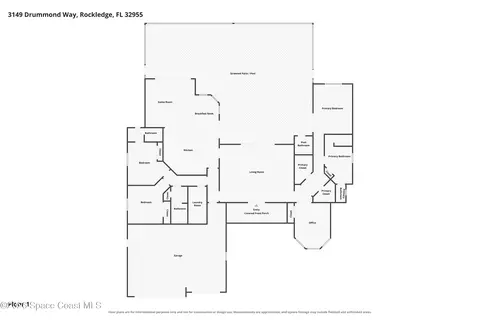 Floorplan - 3149 Drummond Way, Rockledge, FL 32955 photo 1 of 1