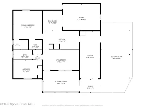Floorplan - 6325 Allmont St, Cocoa, FL 32927 photo 1 of 1