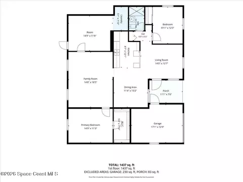 Floorplan - 3275 Jackson Ave NE, Palm Bay, FL 32905 photo 1 of 1