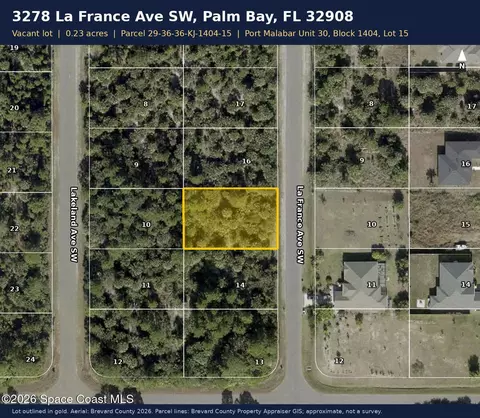 3278 La France Ave SW, Palm Bay, FL 32908