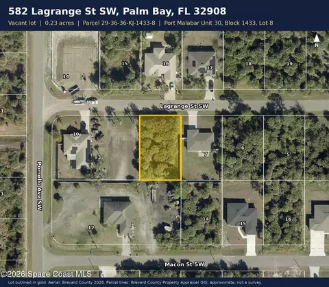 582 Lagrange St SW, Palm Bay, FL 32908