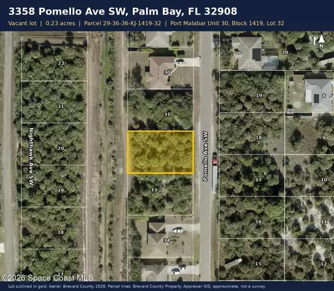 3358 Pomello Ave SW, Palm Bay, FL 32908