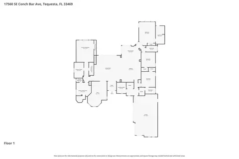 Floorplan - 17560 SE Conch Bar Ave, Jupiter, FL 33469 photo 1 of 1