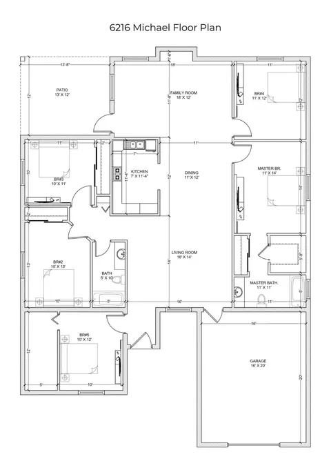 Floorplan - 6216 Michael St, Jupiter, FL 33458 photo 1 of 1