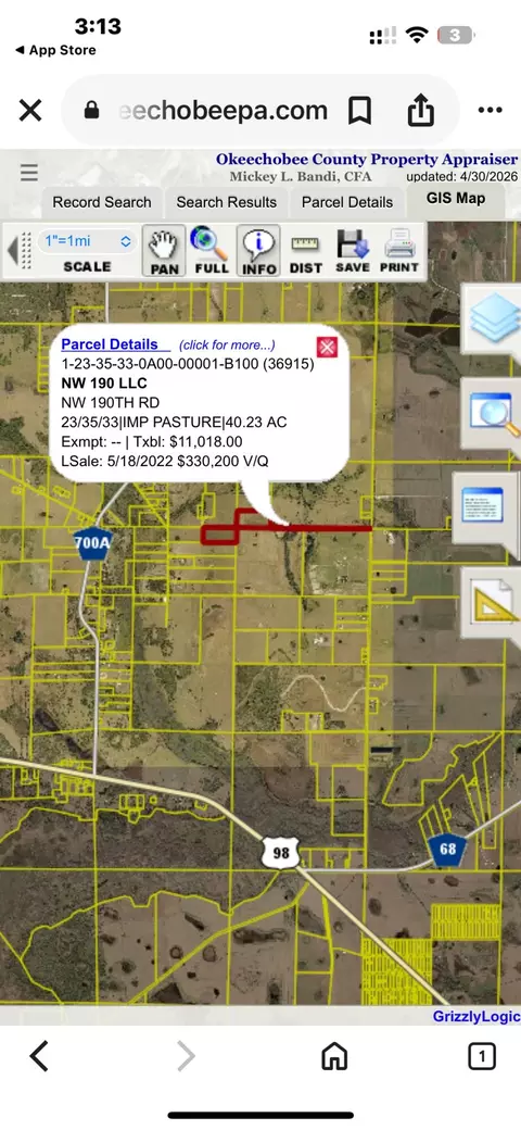 0 NW 190th, Okeechobee, FL 34972