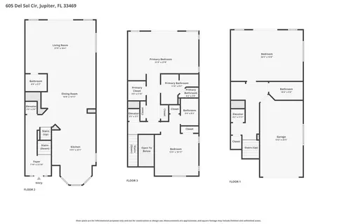 Floorplan - 605 Del Sol Cir, Tequesta, FL 33469 photo 1 of 1