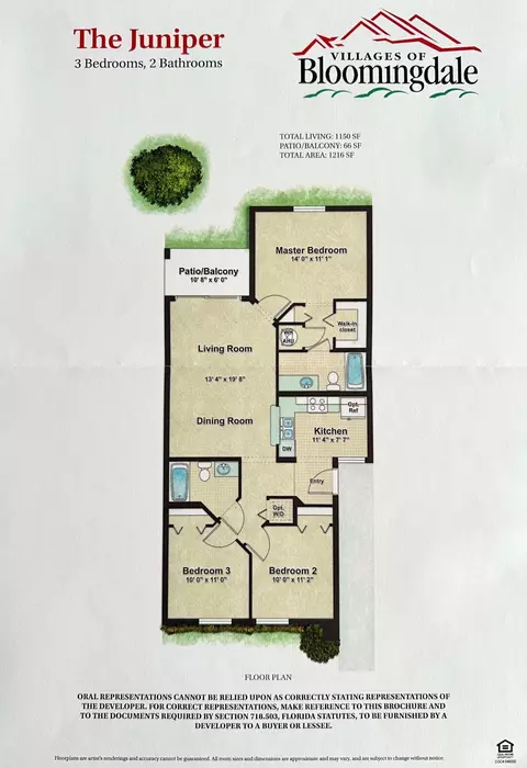 Floorplan - 9604 Seadale Ct #201, Riverview, FL 33578 photo 1 of 1