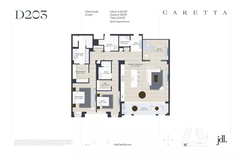 Floorplan - 1011 Us Hwy 1 #D203, Juno Beach, FL 33408 photo 1 of 1