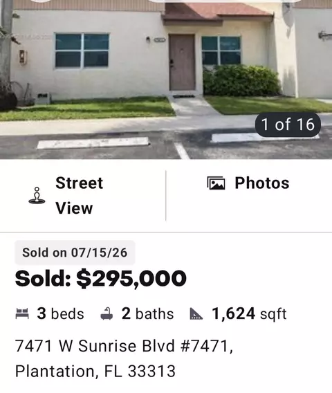 7323 W Sunrise Blvd #7323, Plantation, FL 33313