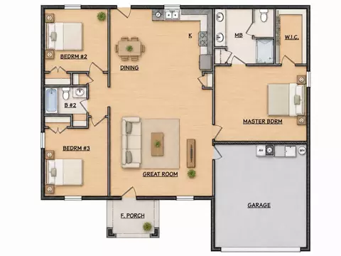 Floorplan - 5507 Sopera Dr, Sebring, FL 33872 photo 1 of 1