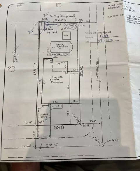 Floorplan - 301 5th St, Jupiter, FL 33458 photo 1 of 1