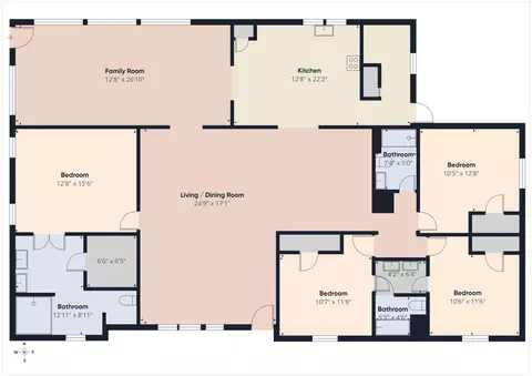 Floorplan - 501 NE 8th Ave, Okeechobee, FL 34972 photo 1 of 1