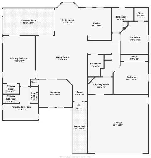 Floorplan - 1102 Kriss Ln, Jupiter, FL 33458 photo 1 of 1