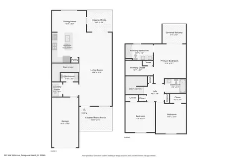 Floorplan - 357 NW 36th Ave, Pompano Beach, FL 33069 photo 3 of 3